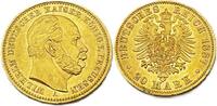 Kaiserreich Preußen 20 Mark 1887 A Wilhelm I. Deutscher Kaiser König von Preussen, J.246 Vzgl+