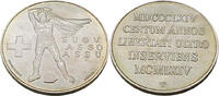 Schweiz Medaille 100 Jahre Schweizerische Unteroffiziersgesellschaft. -