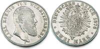 Kaiserreich W&uuml;rttemberg 2 Mark 1876 F Karl K&ouml;nig von W&uuml;rttemberg, J.172 ... 69,95 EUR  zzgl. 3,50 EUR Versand