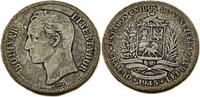 Venezuela 2 Bolivares 1945 Bolivar Libertador, fast sehr sch&ouml;n,leichte P... 19,95 EUR  zzgl. 3,50 EUR Versand