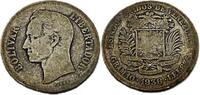 Venezuela 2 Bolivares 1936 Bolivar Libertador, fast Sehr Sch&ouml;n, Patina, ... 19,95 EUR  zzgl. 3,50 EUR Versand