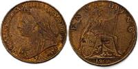 Gro&szlig;britannien 1 Farthing 1901 K&ouml;nigin Victoria 1 Farthing 1901 Vzgl, le... 14,95 EUR  zzgl. 3,50 EUR Versand
