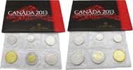 Kanada 3,9 Dollar 2013 Kursm&uuml;nzensatz - KMS Stgl-Prooflike,OVP 19,95 EUR  zzgl. 3,50 EUR Versand