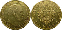 Deutschland Preussen 5 Mark Gold J244 5 Mark Gold Wilhelm I. "A"