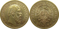 Deutschland Württemberg 20 Mark Gold J293 20 Mark Gold Karl "F"