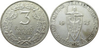 Deutschland 3 Mark J321 3 Mark Rheinlande "J"