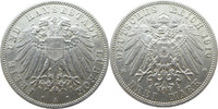 Deutschland Lübeck 3 Mark J82 3 Mark Lübeck "A"