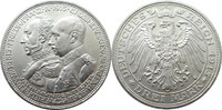 Deutschland Mecklenburg-Schwerin 3 Mark J88 3 Mark Friedrich Franz IV. Jahrhundertfeier "A"