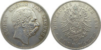 Deutschland Sachsen 5 Mark J122 5 Mark Albert "E"