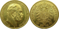 Deutschland Preussen 10 Mark Gold J242 10 Mark Gold Wilhelm I. "A"