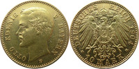 Deutschland Bayern 10 Mark Gold J201 10 Mark Gold Otto "D"