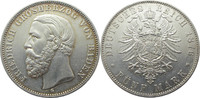 Deutschland Baden 5 Mark J27 5 Mark Friedrich I. "G"