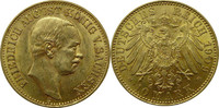 Deutschland Sachsen 10 Mark Gold J267 10 Mark Gold Friedrich August III. "E"