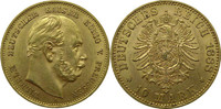 Deutschland Preussen 10 Mark Gold J245 10 Mark Gold Wilhelm I. "A"
