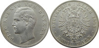 Deutschland Bayern 2 Mark J43 2 Mark Otto "D"