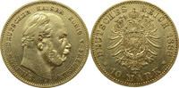 Deutschland Preussen 10 Mark Gold J245 10 Mark Gold Wilhelm I. "A"