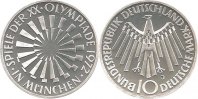 Deutschland 10 Mark J401bF 10 Mark Olympiade München J
