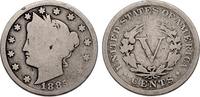 USA 5 Cents Liberty Nickel - sehr seltenes Jahr!