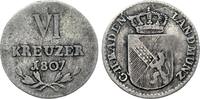 Baden 6 Kreuzer Carl Friedrich 1803 - 1811 -