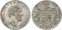 1/6 Taler 1846 F Sachsen Friedrich August II. 1836-1854 ss