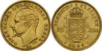 Bulgaria 20 Leva 1894 Gold 20 Leva Bulgaria, Very Rare -