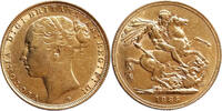 Australia Sovereign 1885-S Gold Sovereign, Australia -
