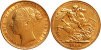 Australia Sovereign 1885-S Gold Sovereign, Australia -