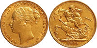 Australia Sovereign 1874-S Gold Sovereign, Australia -