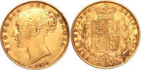 Australia Sovereign 1879-S Gold Sovereign Shield, Australia -