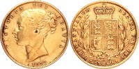 Australia Sovereign 1872-M Gold Sovereign, Australien, Königin Victoria, Schild, UNC, Scarce -