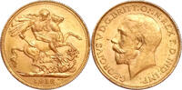 India Sovereign 1918-I Gold Sovereign, India, George V, Scarce -