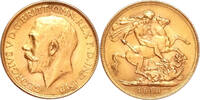 India Sovereign 1918-I Gold Sovereign, India, George V, Scarce -