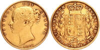 Great Britain Sovereign 1862 Gold Sovereign Shields, Great Britain -