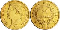 France 20 Francs 1814 1814 Goldm&uuml;nze zu 20 Francs, Frankreich, Napoleon ... 1118,00 EUR1015,00 EUR  zzgl. 33,00 EUR Versand