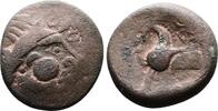 Celtic Tetradrachm Middle Danube Tribes ''Kugelwange type. Lovely Image with Nice Brown Patina -