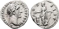 Denarius AD 138-161 Roman Empire Antoninus Pius. Sharply struck from fresh dies. Very Clear Specimen. ss+