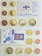 Diverse Länder, 3,88 Euro Kursmünzensatz 2008-2011, Finnland, Malta, Österreich, 3 Stück, Original-Verpackung, unzirkuliert