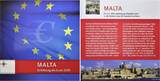 Malta, 3,88 Euro 2008, Kursmünzensatz, Einführung des Euros, unz.