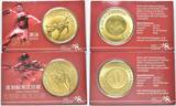 China, 40 Yuan Zur Olympiade in Peking 2008, 4 Stück, Zertifikat, unzirkuliert