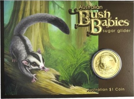 1 Dollar 2011, Australien, Australian Bush Babies: Sugar ...