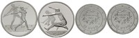 Griechenland, 10 Euro Olympiade Athen 2004 - Weitsprung, Speerwerfer,