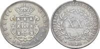 Portugal, 20 Reis Maria II., 1834-1853, -