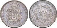 Portugal, 20 Reis Maria II., 1834-1853, Für Mozambique, -