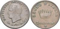 Italien, 3 Centesimi Napoleon I. Bonaparte, 1804-1814, -