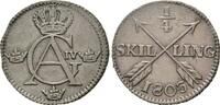 Schweden, 1/4 Skilling Gustaf IV. Adolf, 1792-1809, -