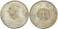 Weimarer Republik, 5 Mark 1929 F, Lessing,