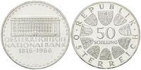 Österreich, 50 Schilling 150 Jahre Nationalbank, -