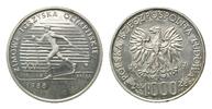 Polen, 1000 Zlotych Olympische Winterspiele 1988 in Calgary, -