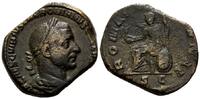 Röm. Reich, AE Sesterz, Trebonianus Gallus, 251-253,