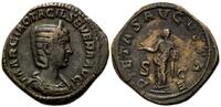 Röm. Reich, AE Sesterz, Otacilia Severa, Gemahlin des Philippus I., +249,